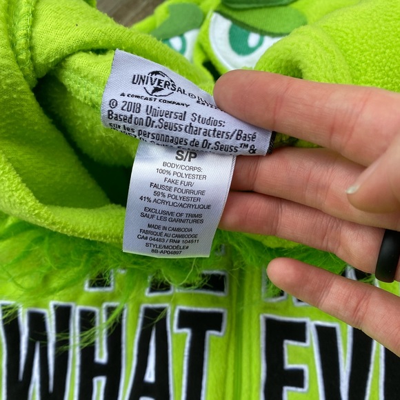 Merry whatever grinch fleece onesie - Picture 6 of 8